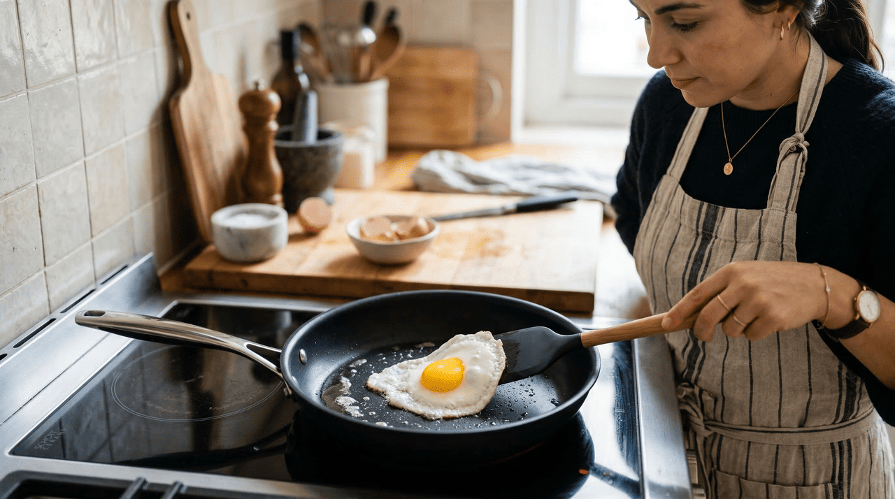 Nem todo desgaste no revestimento significa que a frigideira antiaderente precisa ir para o lixo