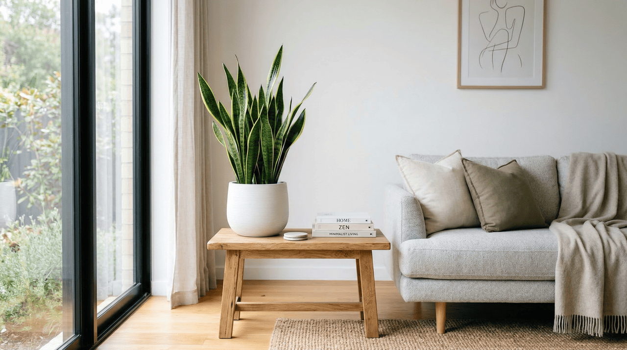 A espada de São Jorge conquistou o coração dos pais de planta devido à sua versatilidade estética e baixa exigência de manutenção diária