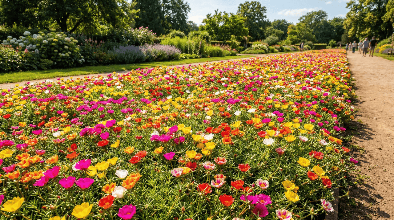 O segredo da resistência dessa planta rasteira está na sua natureza suculenta.