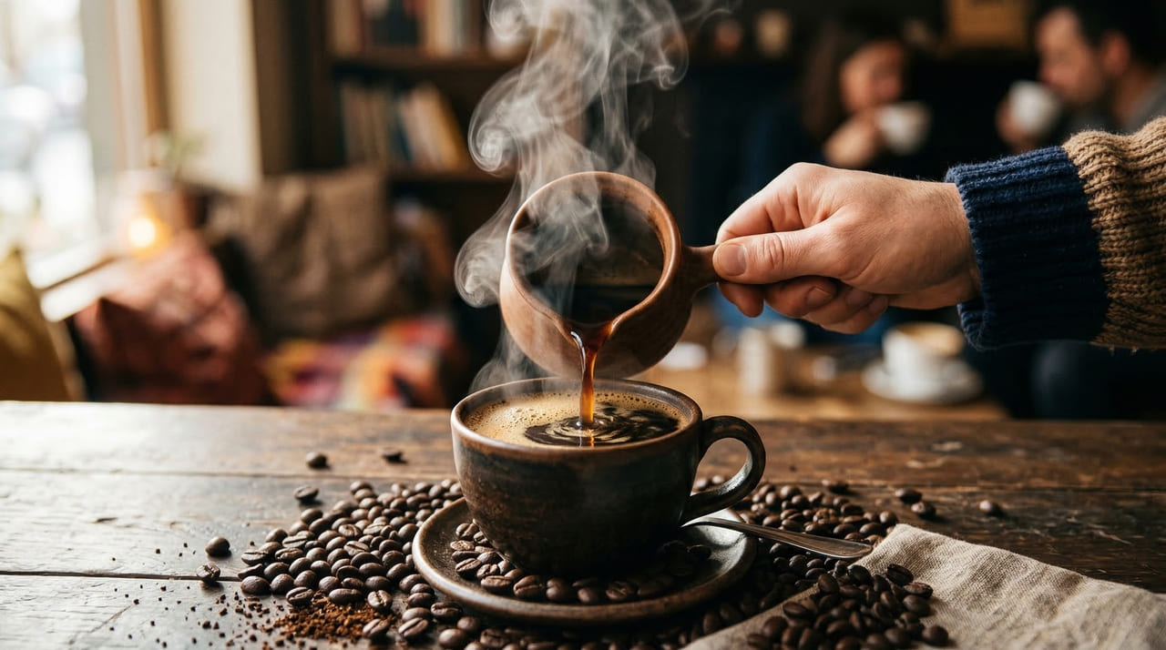 A torra média representa o ponto de equilíbrio entre a acidez da torra clara e o amargor da torra escura.