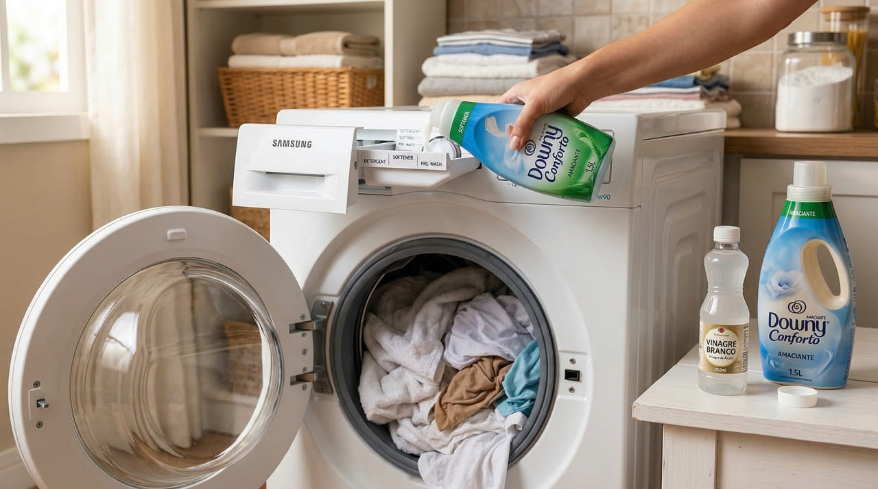 A técnica é extremamente simples e não exige nenhum produto especial além do vinagre branco comum encontrado em qualquer supermercado