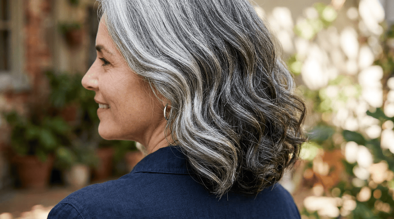 A indústria da beleza construiu ao longo de décadas uma narrativa que associa cabelos grisalhos a envelhecimento indesejável e perda de atratividade