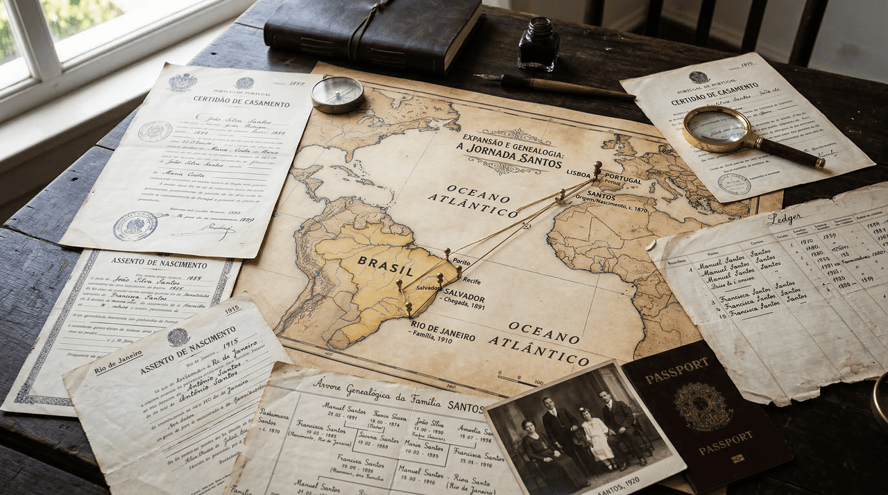 Na forma mais direta, o sobrenome Santos se relaciona com o plural de “santo”, usado no cristianismo para se referir a todos os santos e santas da Igreja