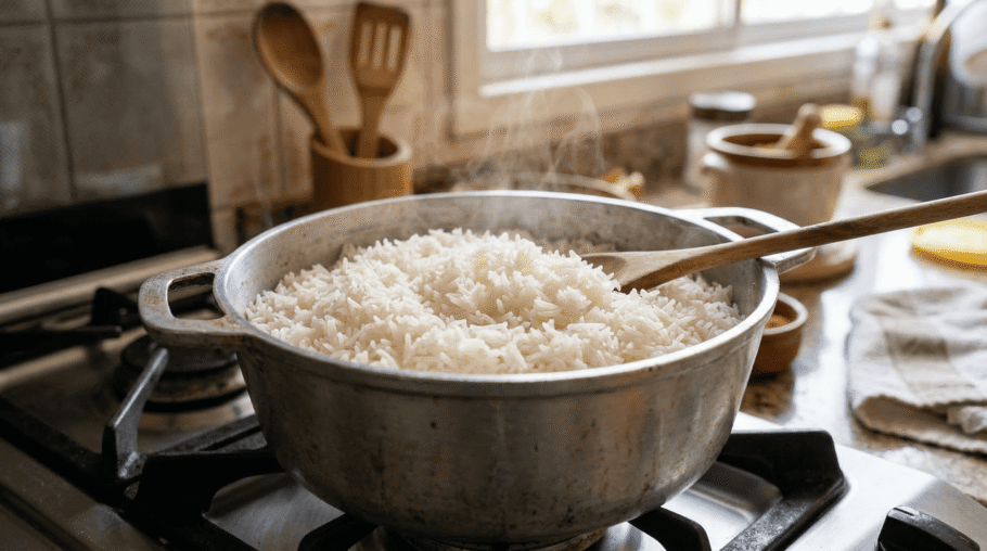 Arroz soltinho perfeito depende de um truque simples: refogar os grãos antes do cozimento e usar a proporção correta de água