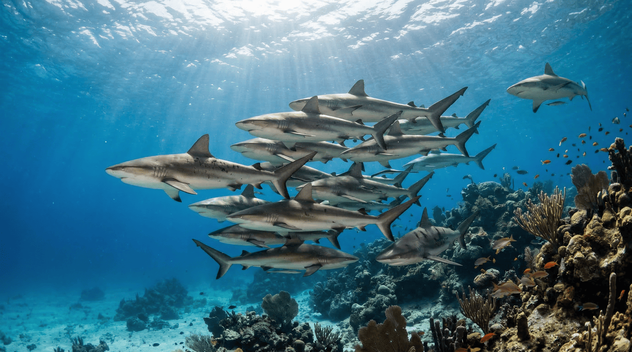 Os tubarões "fazem amigos" e mantêm relações sociais, desafiando tudo o que acreditávamos sobre eles