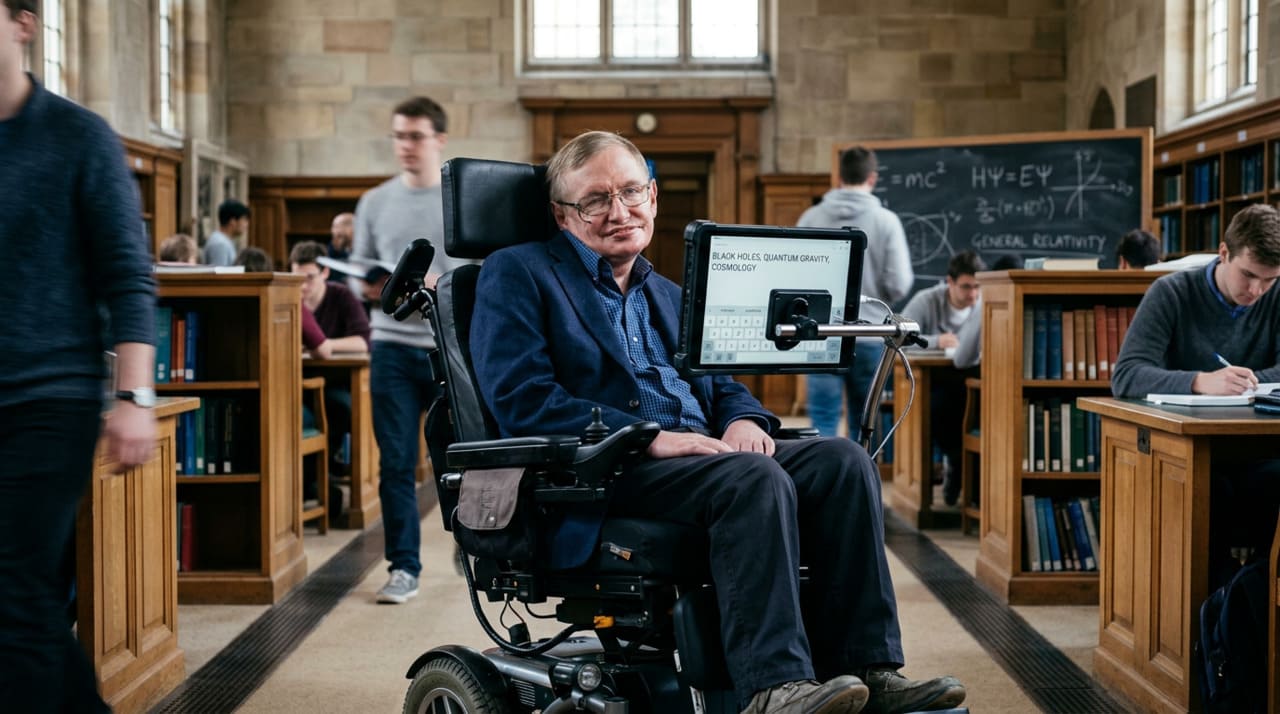 Stephen Hawking, cientista: "Pessoas calmas e pacíficas têm as mentes mais fortes e expressivas"