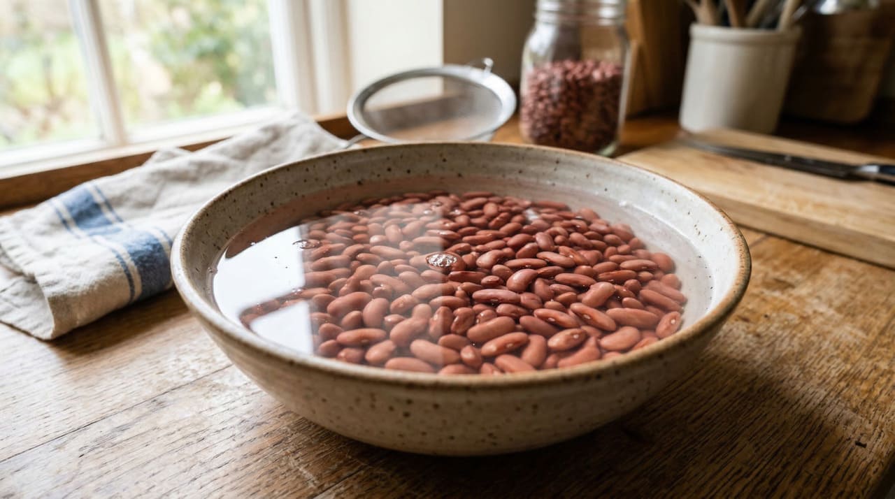 O molho é a etapa mais importante para garantir um feijão macio sem depender da panela de pressão.