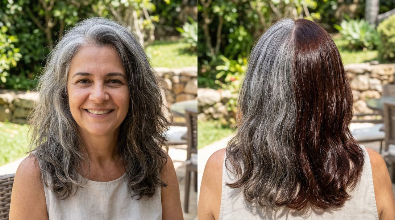 A henna vai muito além de simplesmente disfarçar os fios grisalhos.