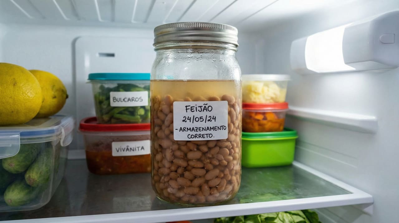 O armazenamento correto é a etapa mais importante de toda a cadeia e onde a maioria dos erros acontece na culinária do feijão