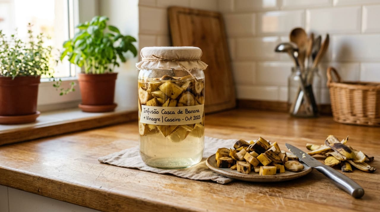 Misturar casca de banana com vinagre: para que serve e por que é recomendado
