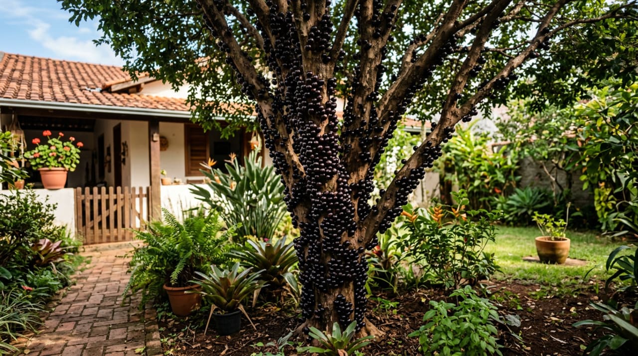 Para quem aprecia o contato com a natureza, a presença da Plinia cauliflora traz uma beleza cênica incomparável