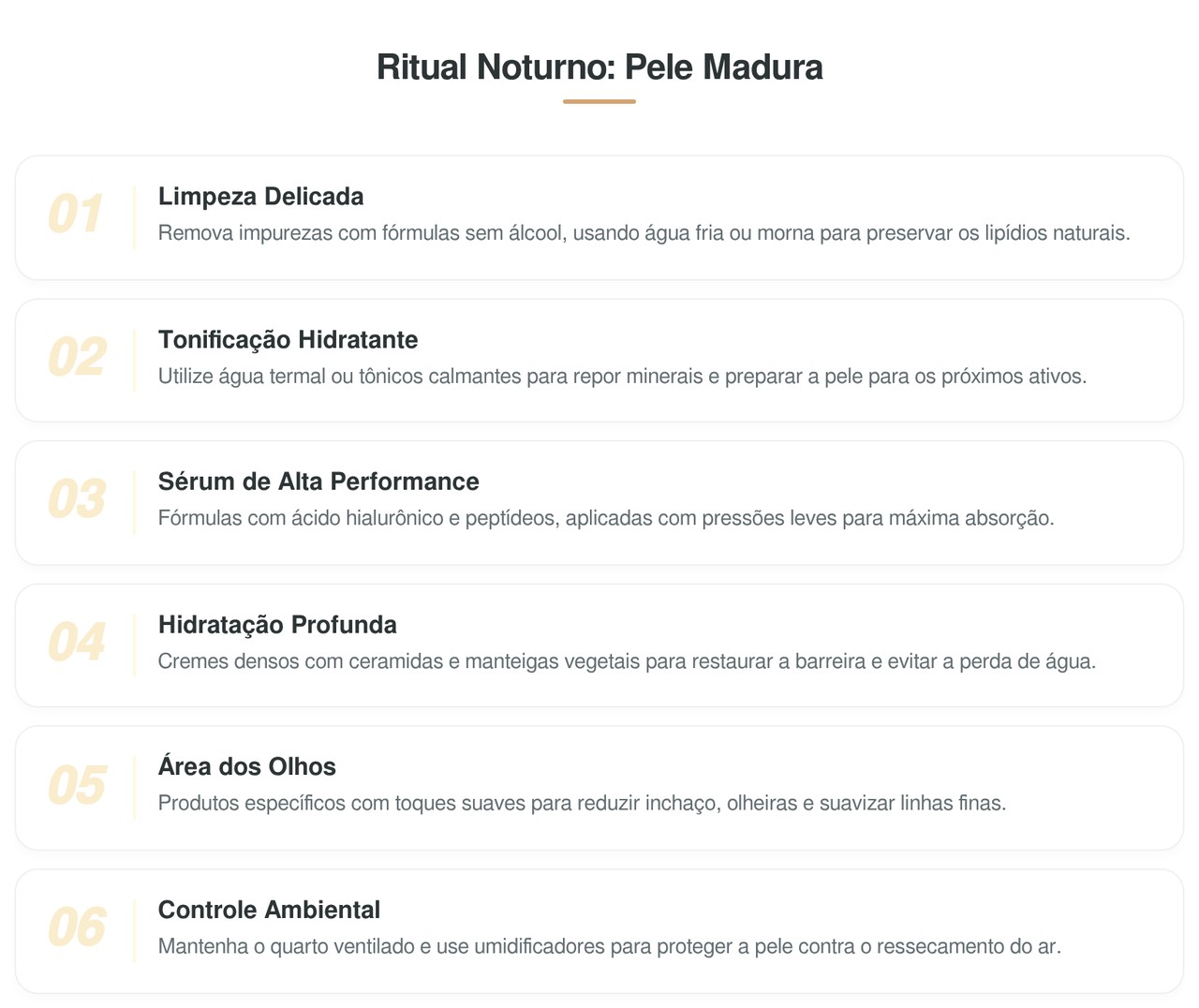6 cuidados noturnos essenciais para a pele madura acordar muito mais hidratada e radiante