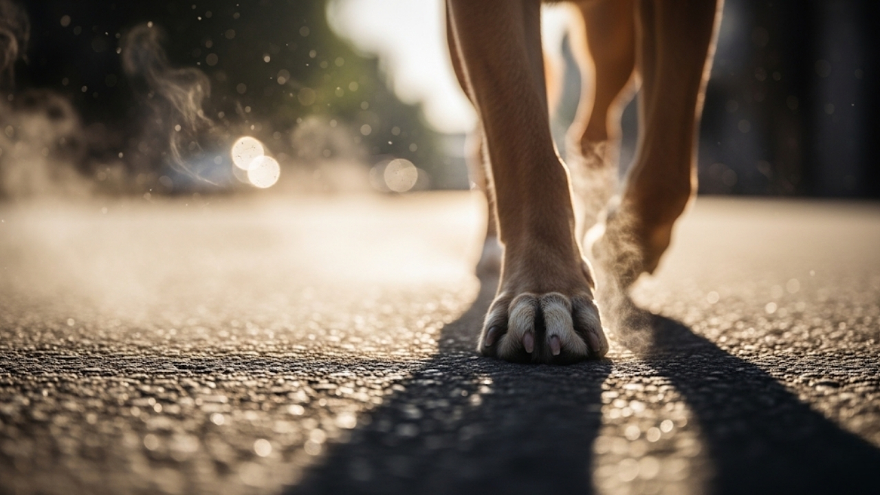 Evite queimaduras graves e garanta o bem-estar do seu cão com dicas práticas para dias quentes.