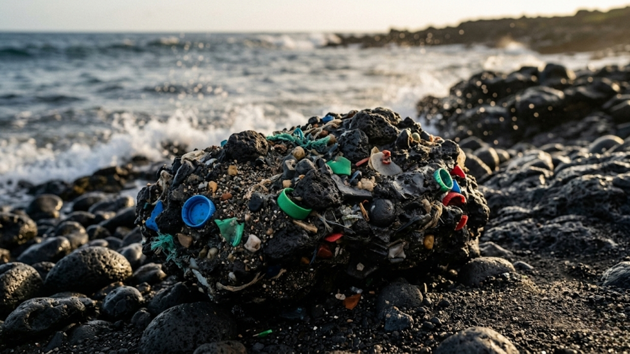 Saiba como o plástico está alterando o registro geológico da Terra para sempre.