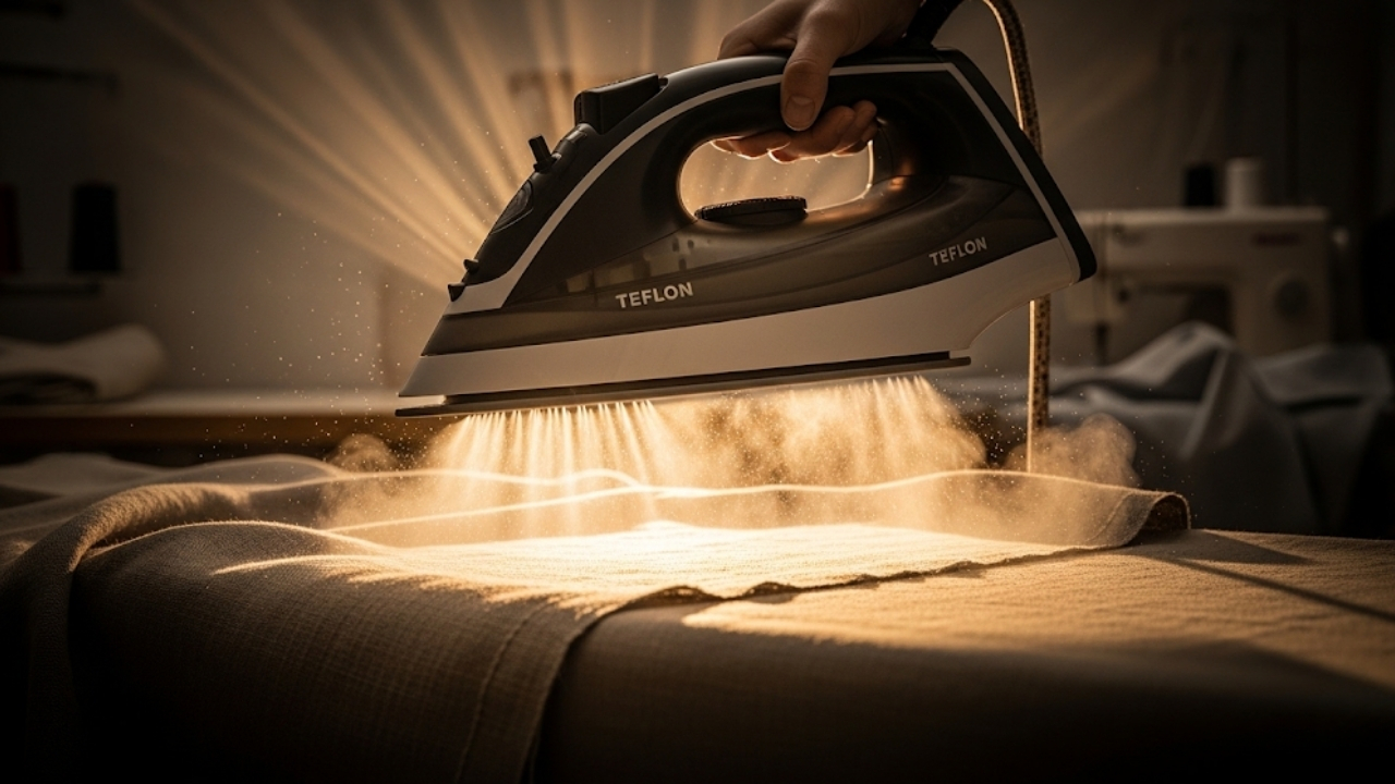 Preserve a elegância do linho com técnicas profissionais de calor e proteção para acabamento de luxo.