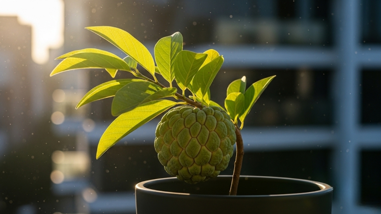 Descubra como cultivar fruta do conde em vasos e colha frutos na varanda.