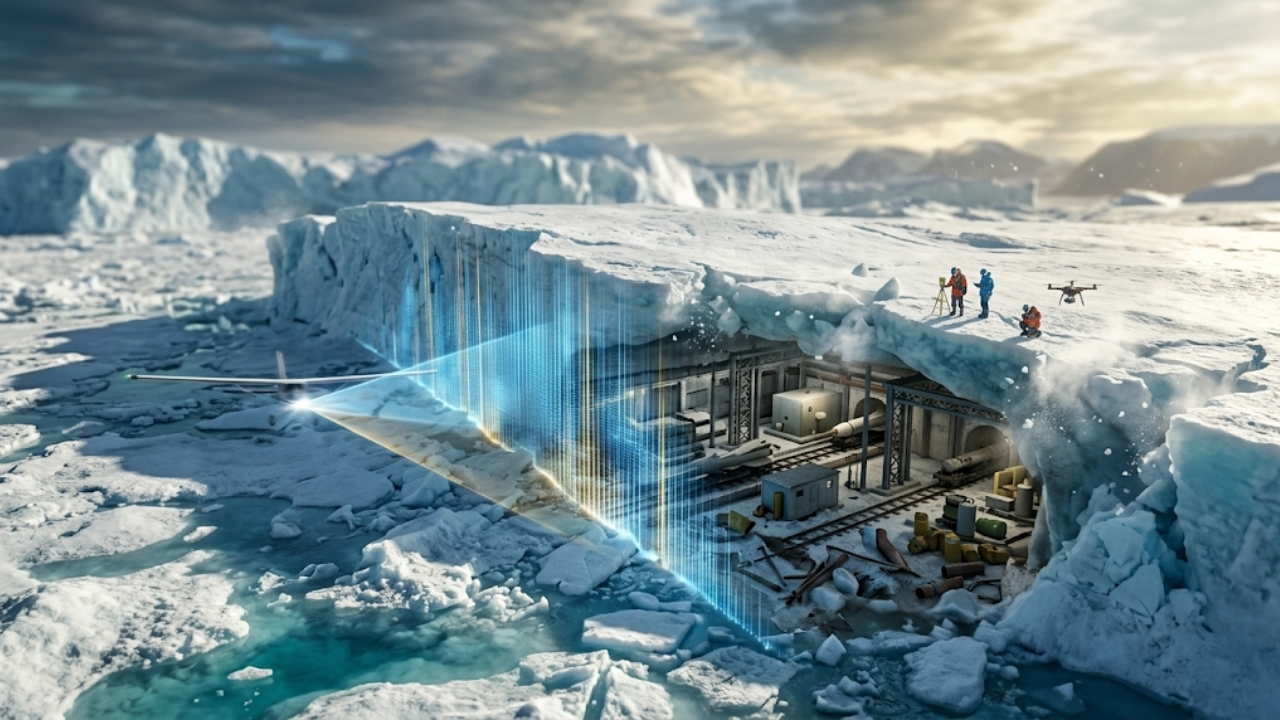 Entenda como o degelo na Groenlândia expõe perigosos segredos militares e lixo nuclear.