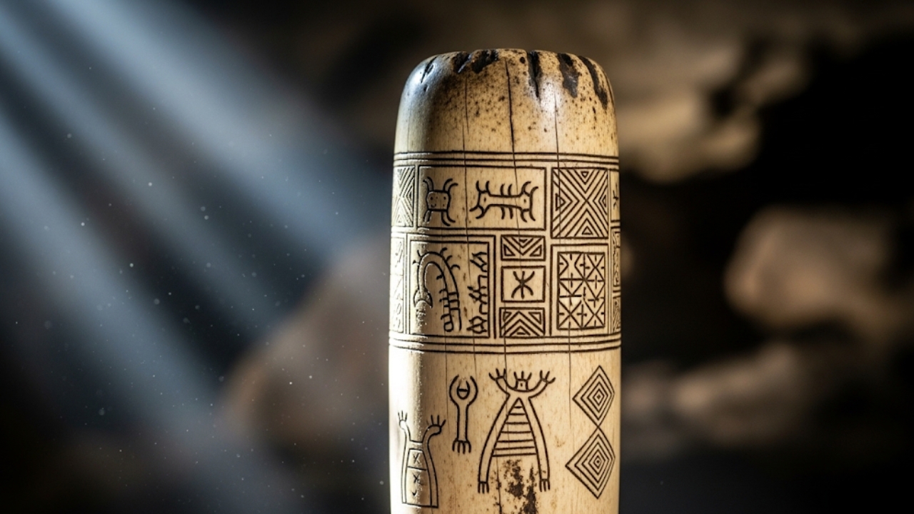 Descubra como símbolos em marfim de mamute redefinem a origem da comunicação humana.