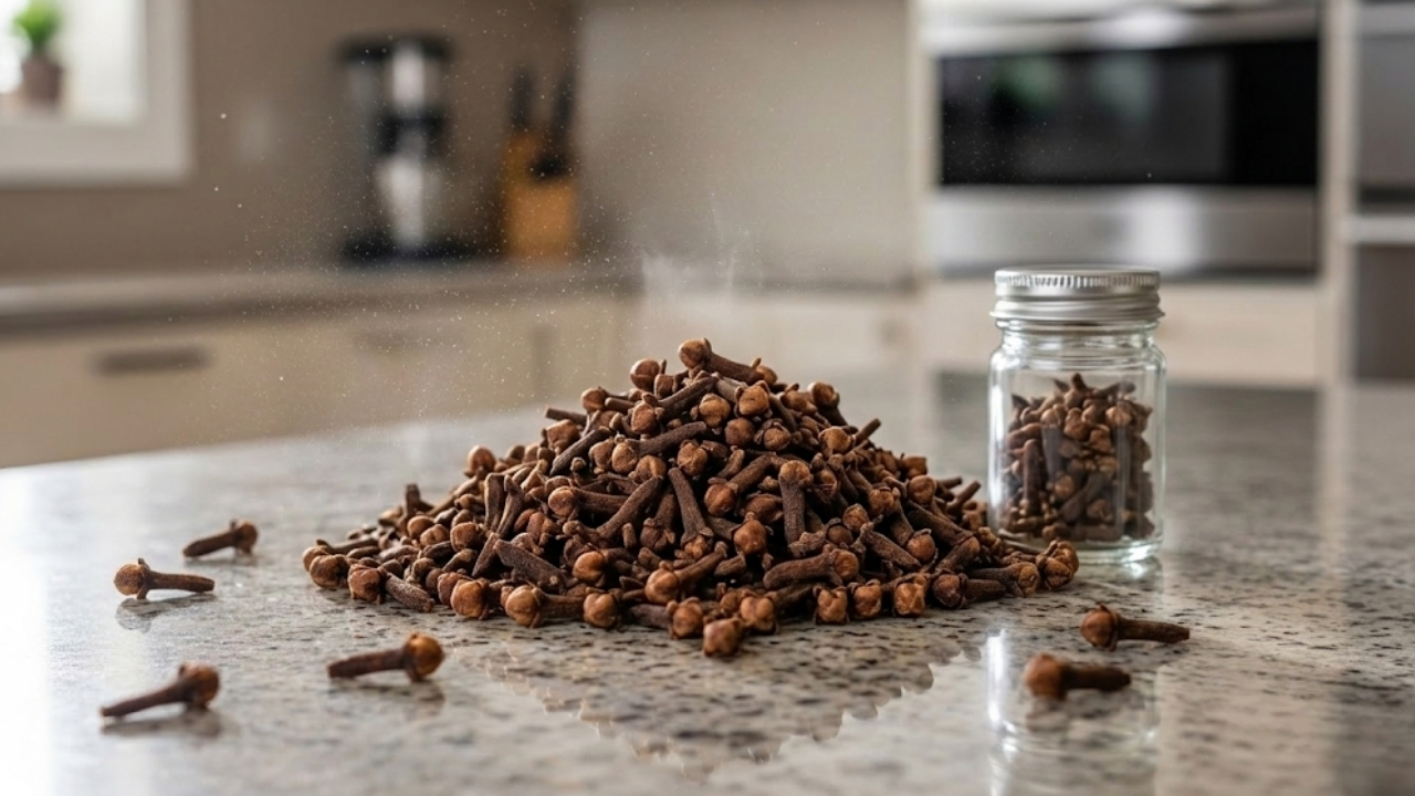 Elimine as formigas de forma segura com o poder aromático do cravo-da-índia.
