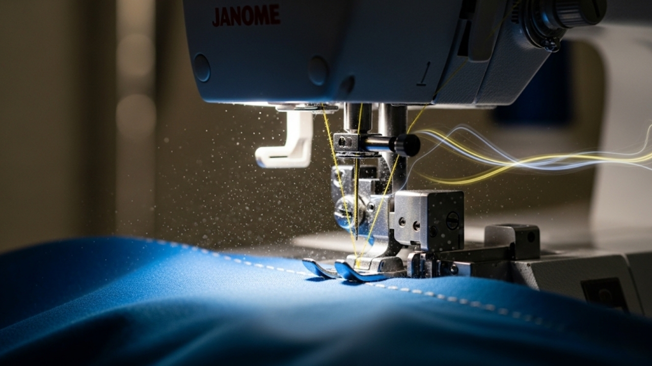 Transforme sua costura doméstica com o calcador de overloque e evite tecidos desfiados.