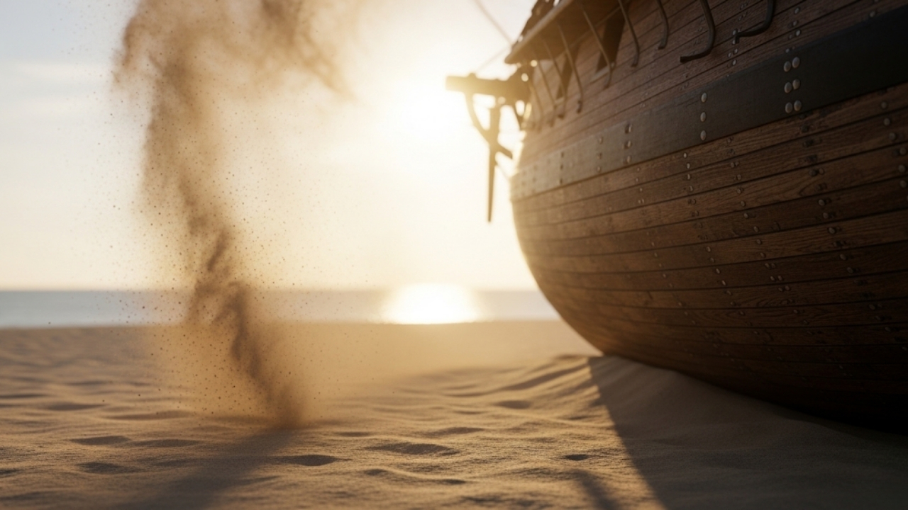 Uma cápsula do tempo arqueológica revelando segredos da engenharia militar e da vida no mar.