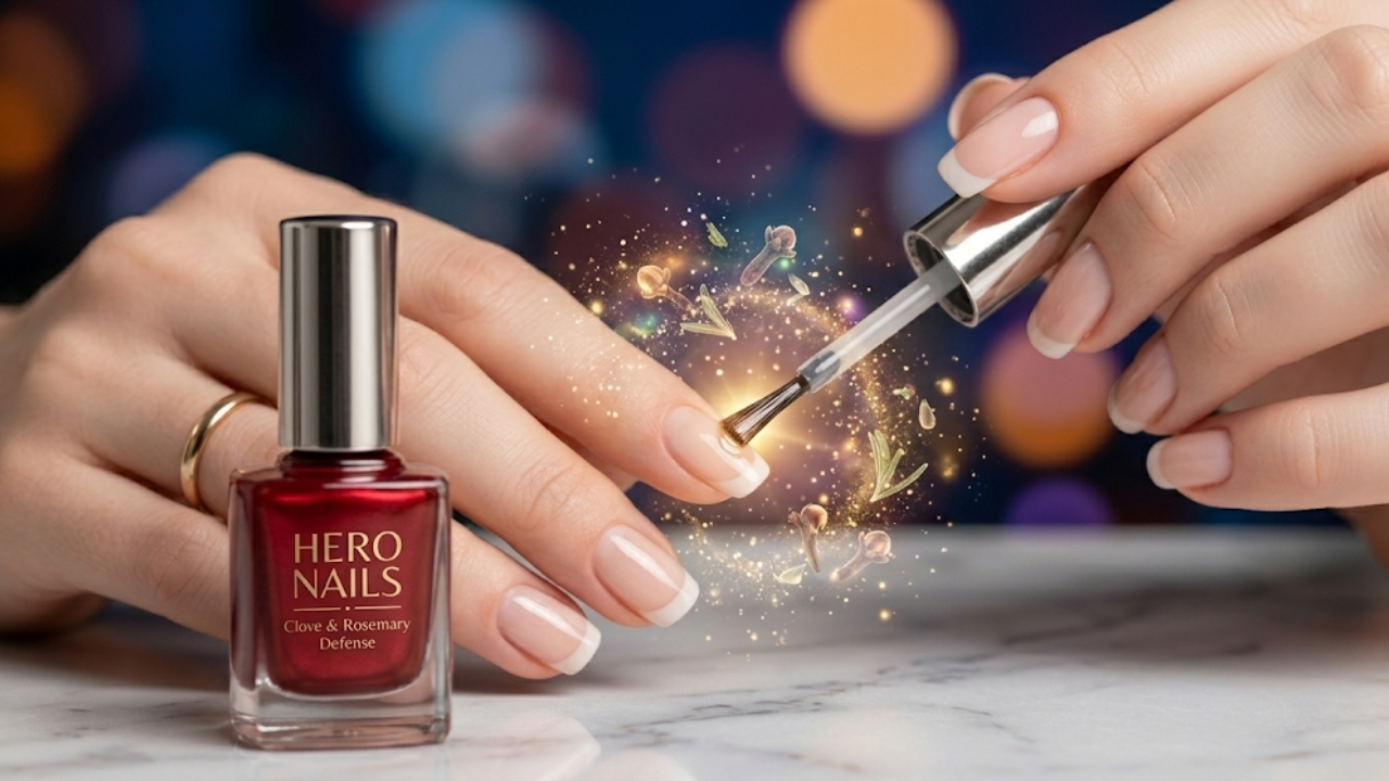 Proteja suas unhas de manchas e fortaleça com ingredientes naturais de forma simples e rápida.