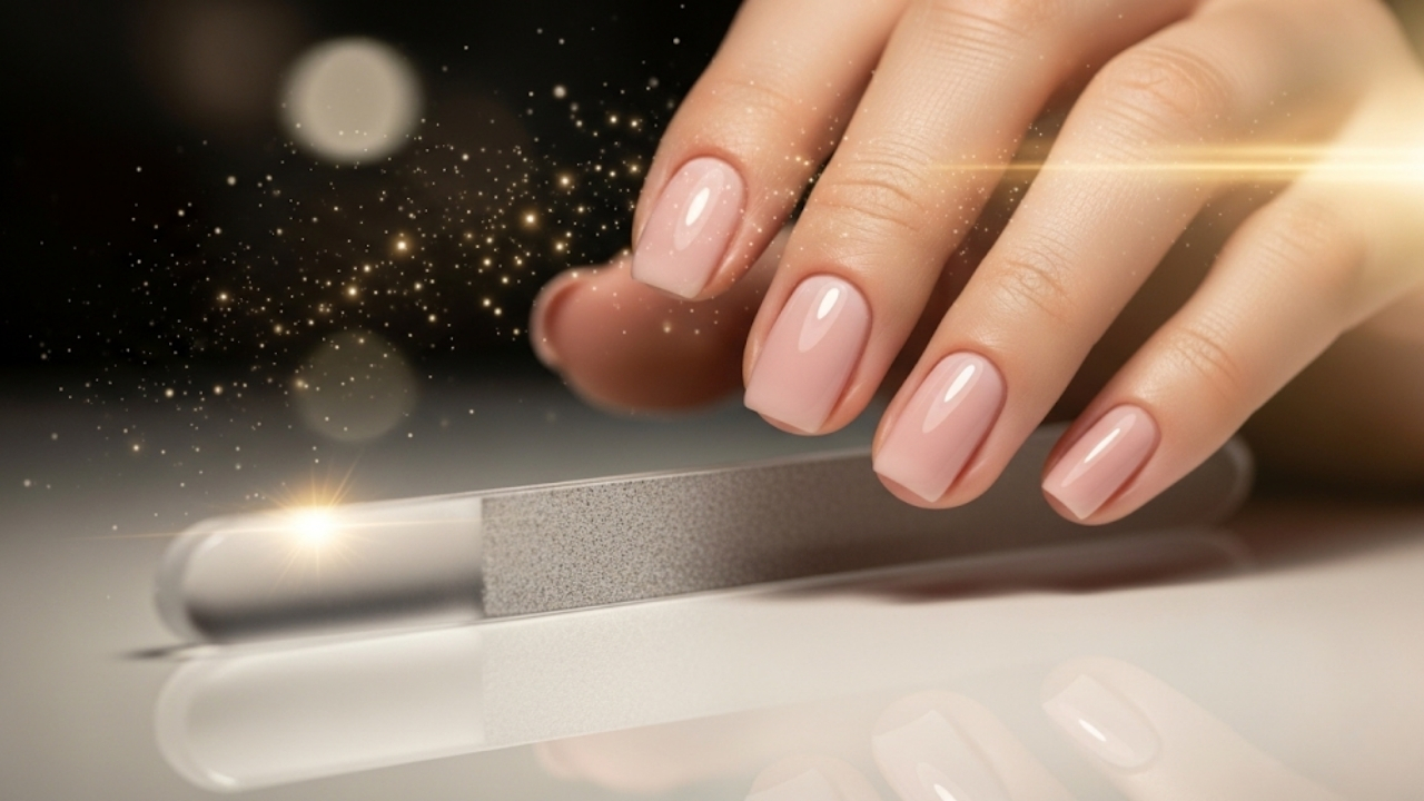 Descubra como a lixa de vidro sela a queratina e acaba com a quebra das unhas de uma vez por todas.