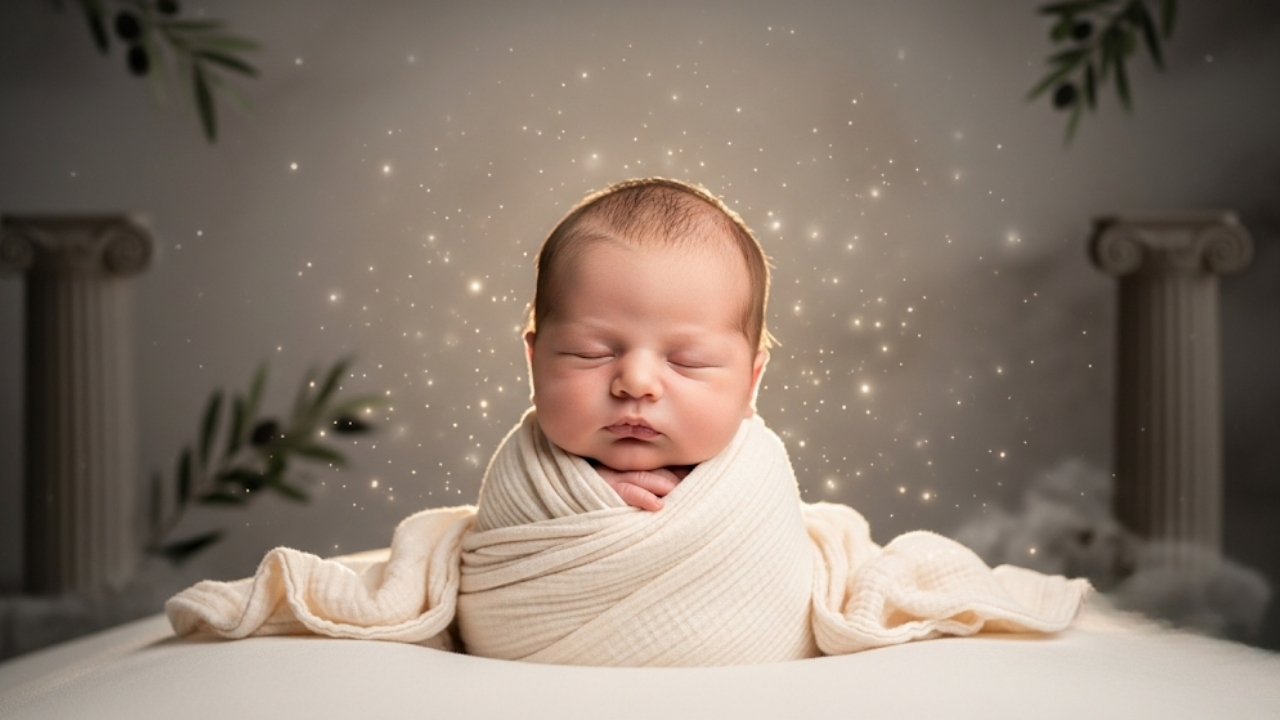 Conecte seu filho a virtudes milenares com nomes que unem elegância clássica e força histórica.