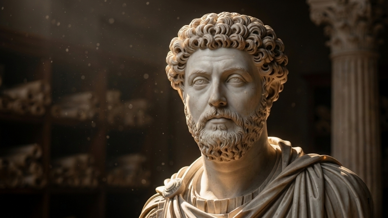 Marco Aurélio, o filósofo imperador do foco: "a alma torna-se tingida com a cor dos seus pensamentos"