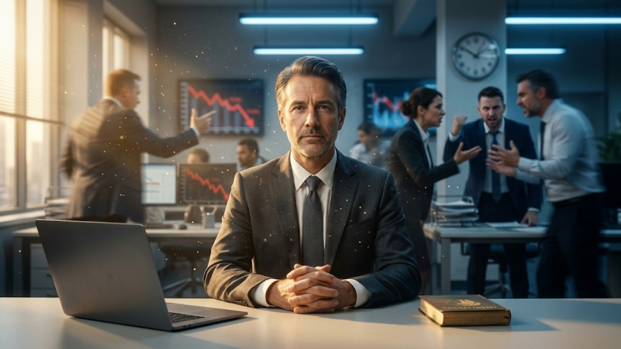 Domine o autocontrole estoico para neutralizar críticas e prosperar em ambientes hostis.