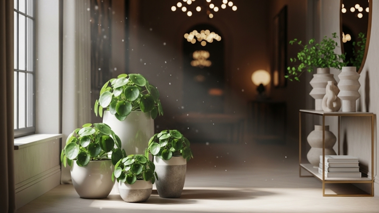 Descubra como as plantas certas no hall atraem abundância e protegem a energia do seu lar.