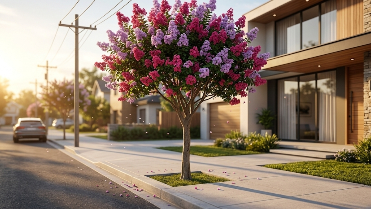 Beleza e sombra sem riscos para a fiação ou calçadas. Valorize sua fachada agora.