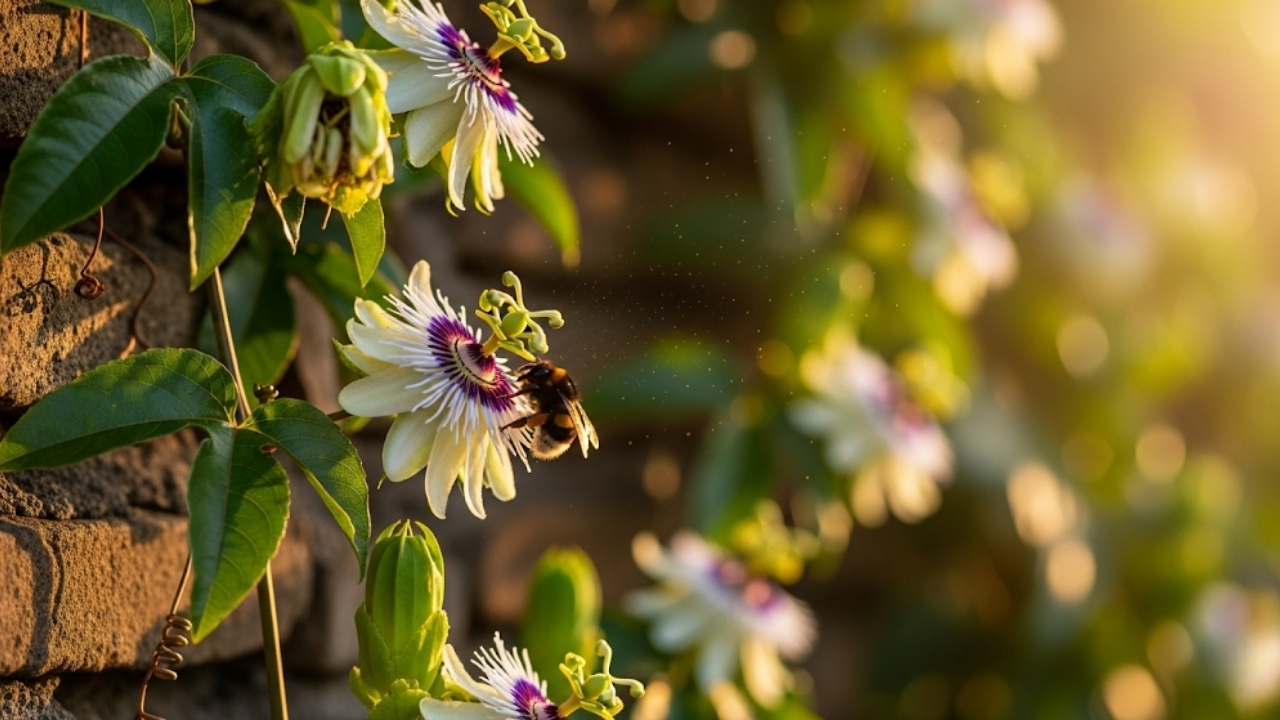 Aprenda a atrair polinizadores e garantir frutos suculentos no seu muro de casa.