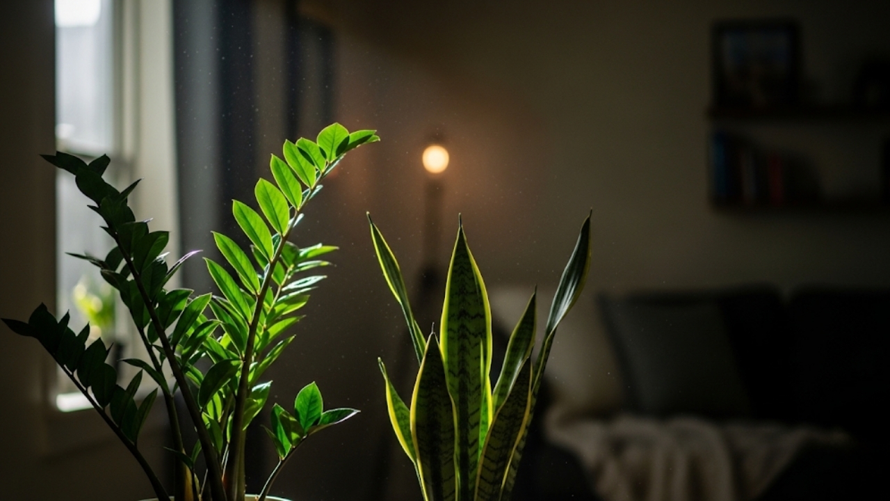 Transforme espaços sem sol em refúgios elegantes com espécies de baixa manutenção.