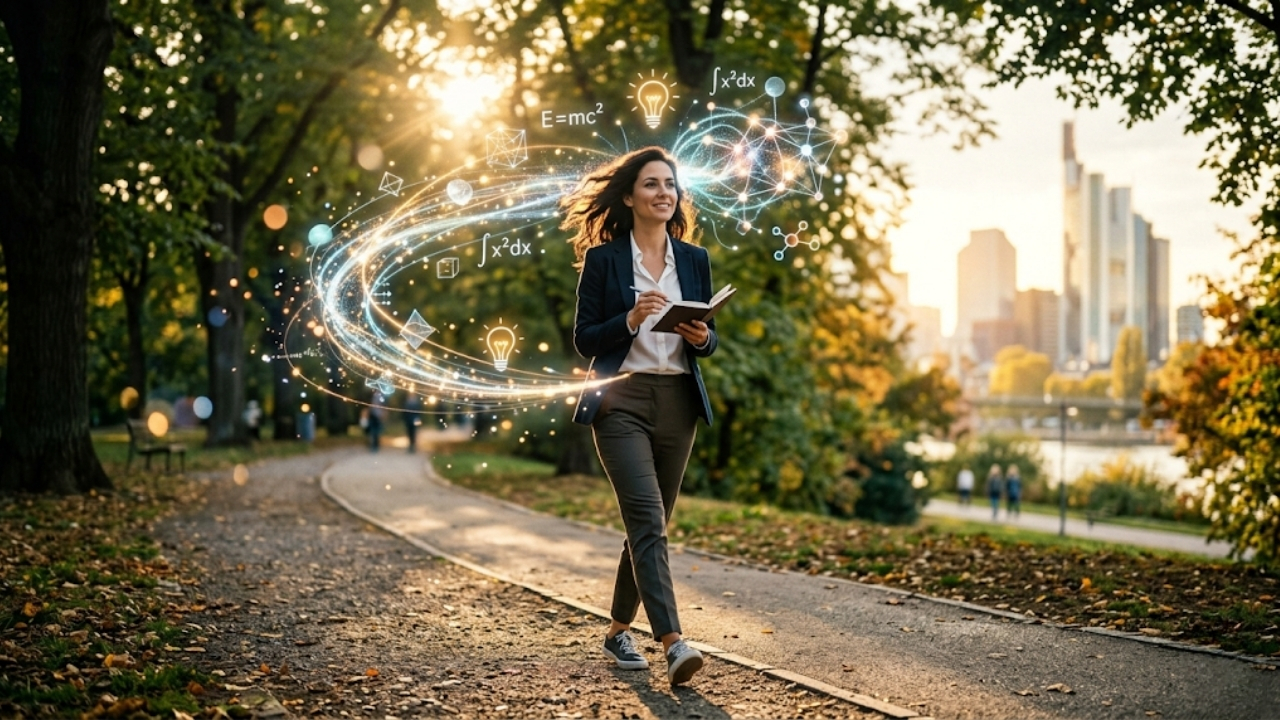 Descubra como o movimento físico impulsiona o cérebro e resolve bloqueios mentais.