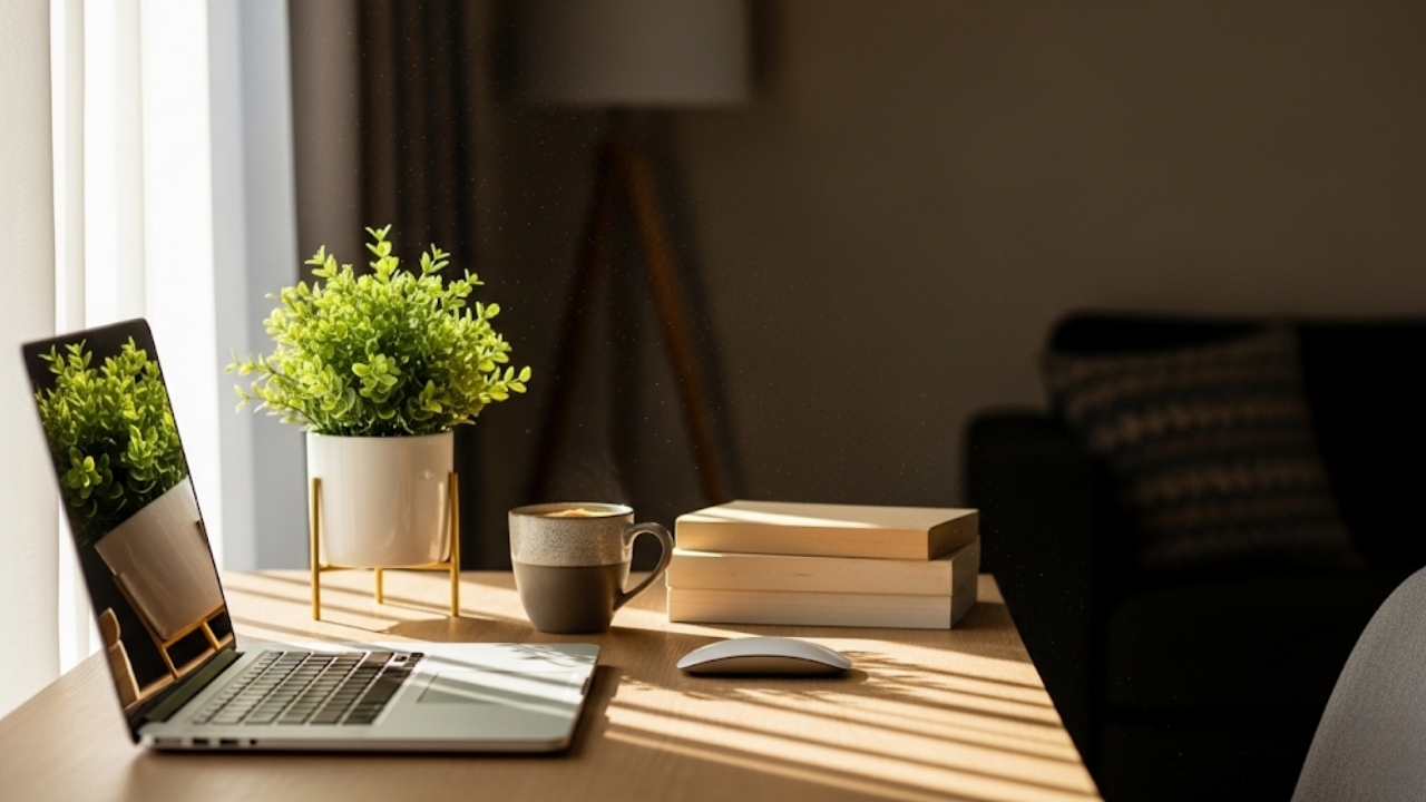 Descubra como a organização e ergonomia do seu home office potencializam sua criatividade e foco.