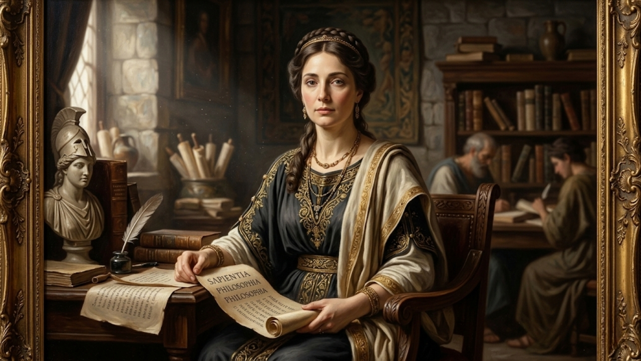 A primeira mulher prodígio acadêmica estudou "História" e muitas traduções clássicas atuais são de sua autoria