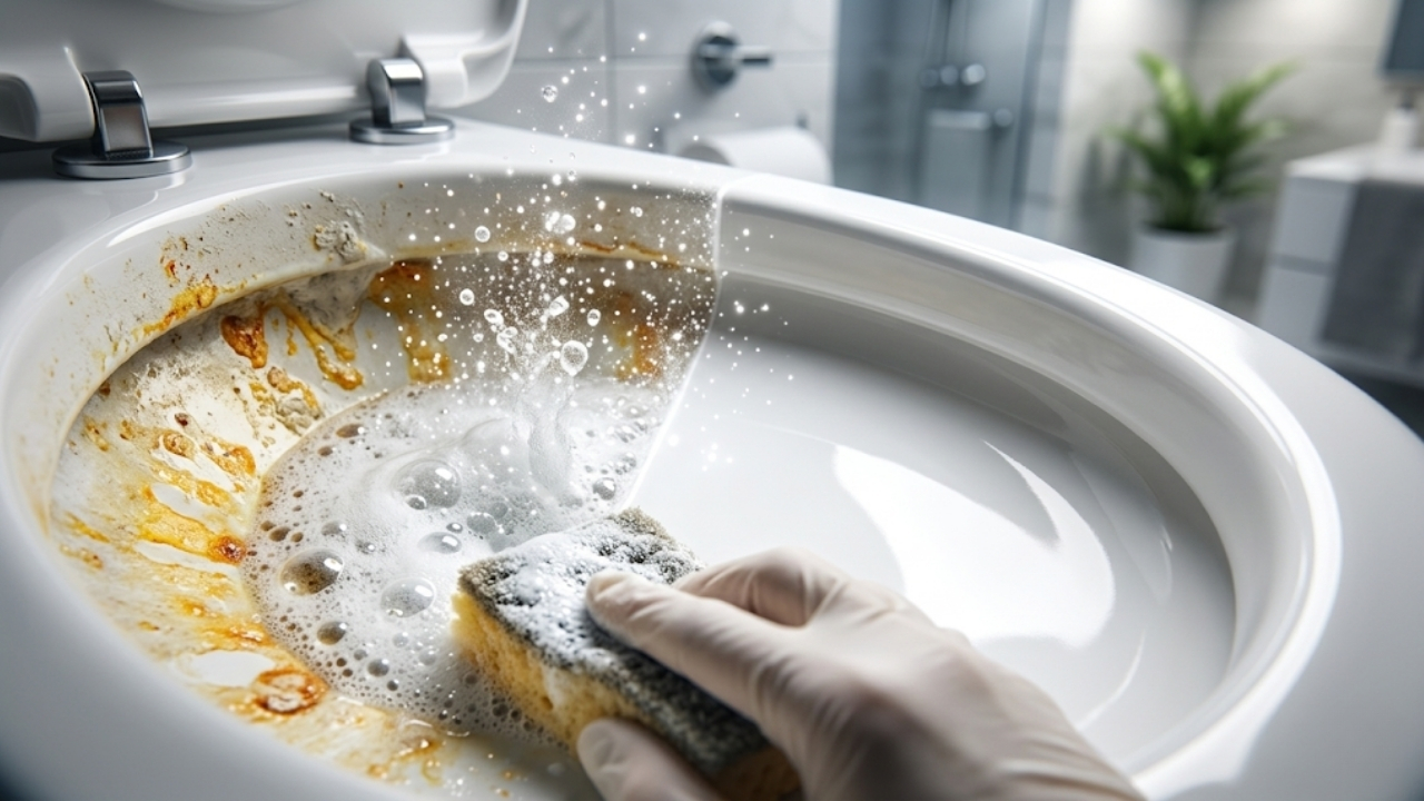 Elimine manchas amareladas de forma prática e econômica, devolvendo o brilho original à sua louça.