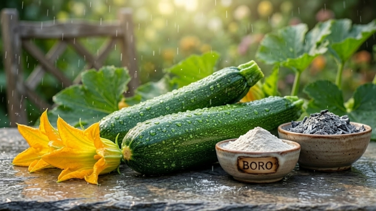 Transforme sua horta com boro e cinzas para garantir flores femininas e colheitas abundantes.