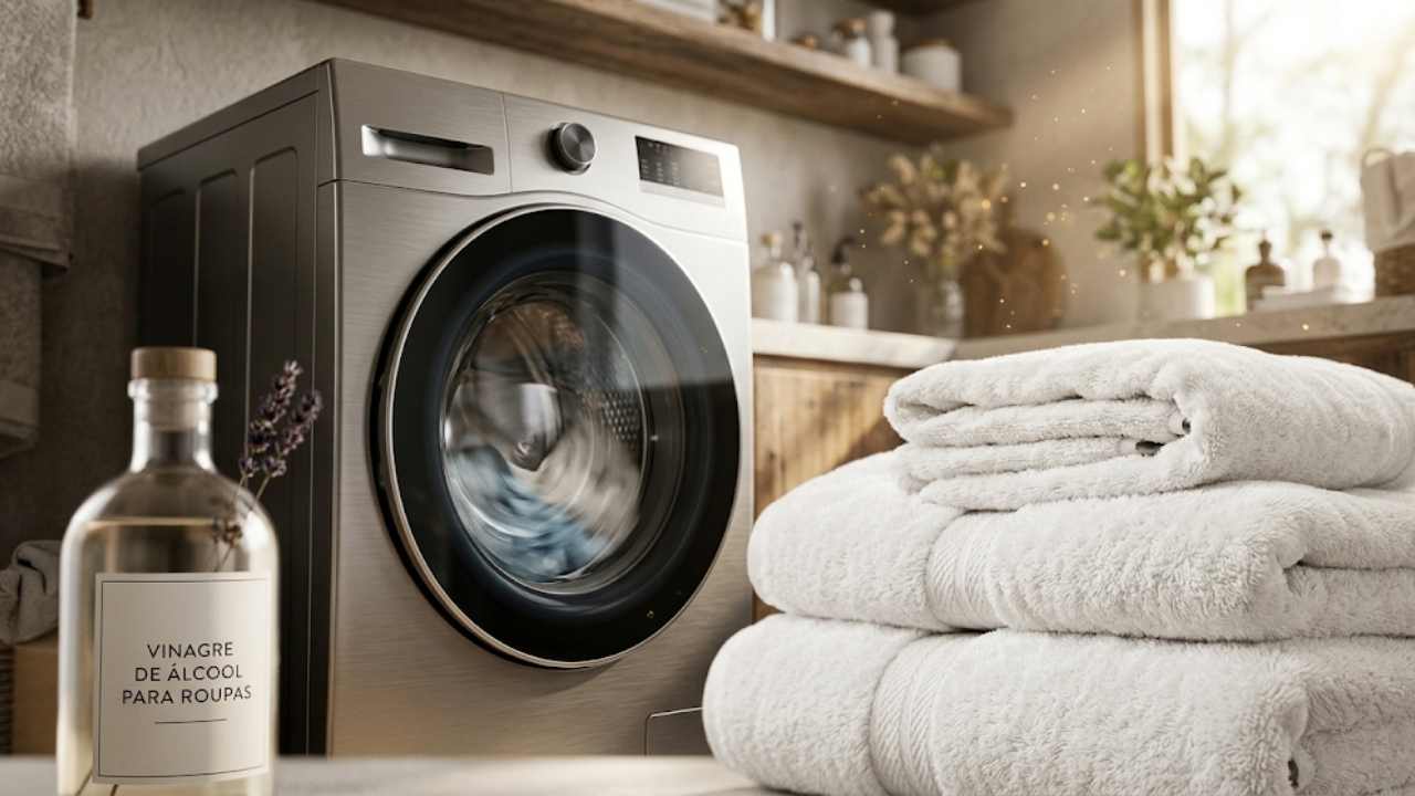 Descubra como o vinagre de álcool devolve a maciez e o brilho ao seu enxoval de forma prática.