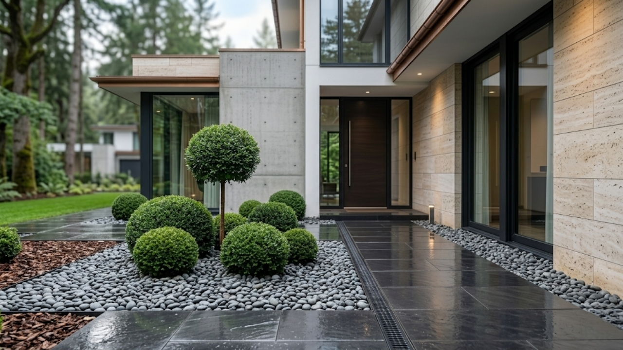 Estratégias inteligentes para manter sua frente residencial limpa e sofisticada em qualquer clima.