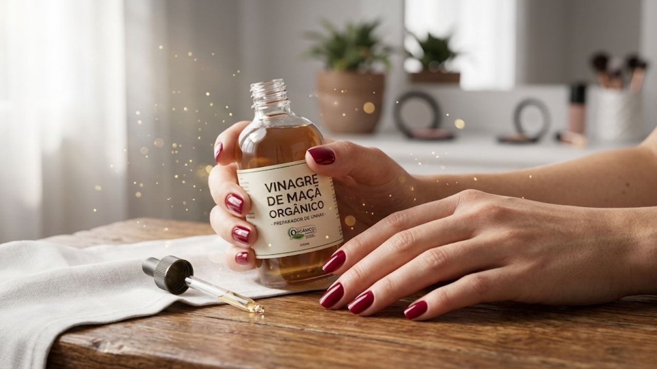 Descubra como o vinagre de maçã garante uma esmaltação duradoura e profissional em casa.