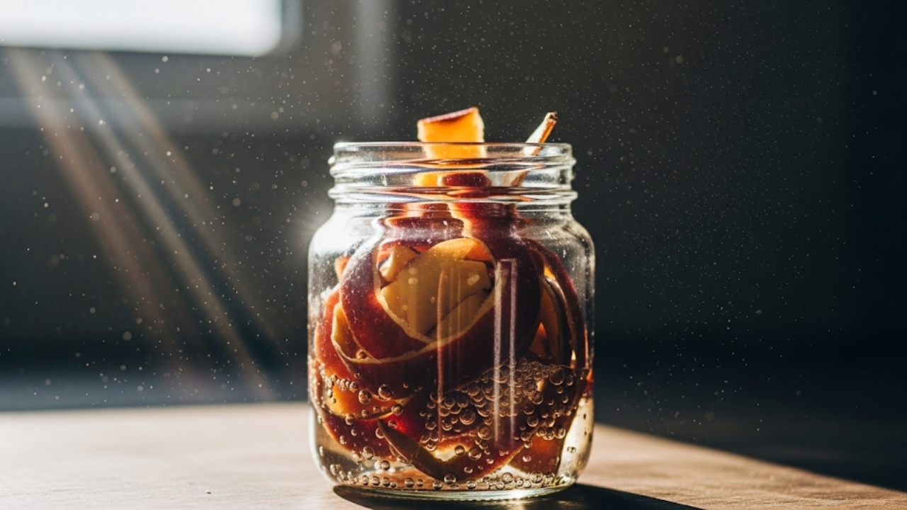 Revitalize seus fios com a potência da fermentação natural e orgânica das cascas de maçã.¢