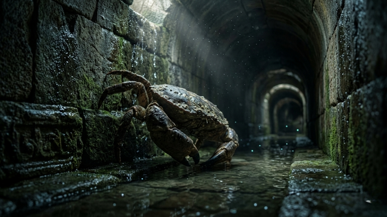 Descubra como animais gigantes evoluíram isolados em canais milenares da Roma antiga.