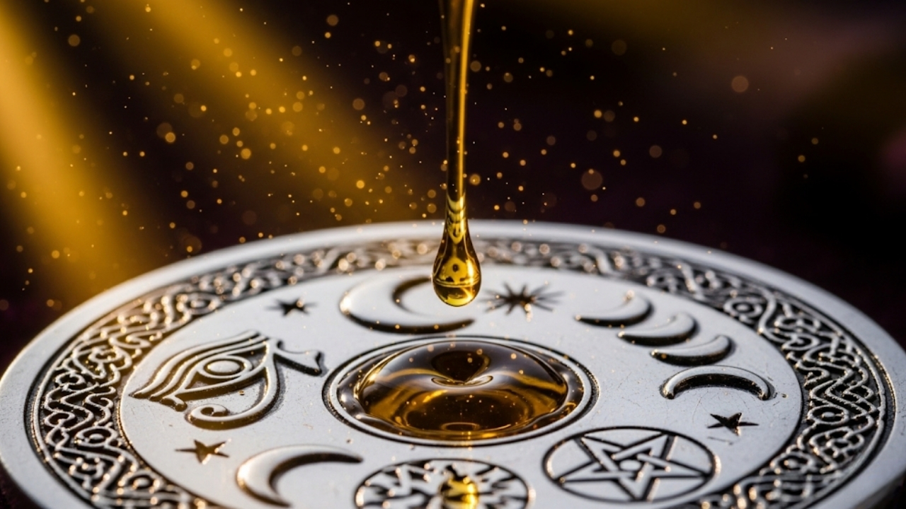 Consagre seus talismãs com a essência sagrada para criar um escudo vibracional inabalável.