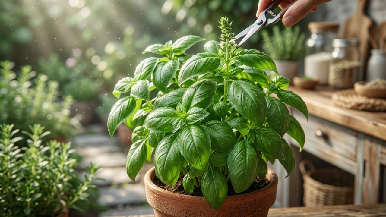 Aprenda a técnica de poda para ter temperos frescos e aromáticos sempre à mão na sua cozinha.