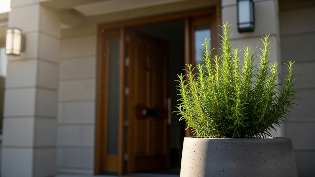 Transforme sua casa com o frescor e a sofisticação natural do alecrim em vasos decorativos.