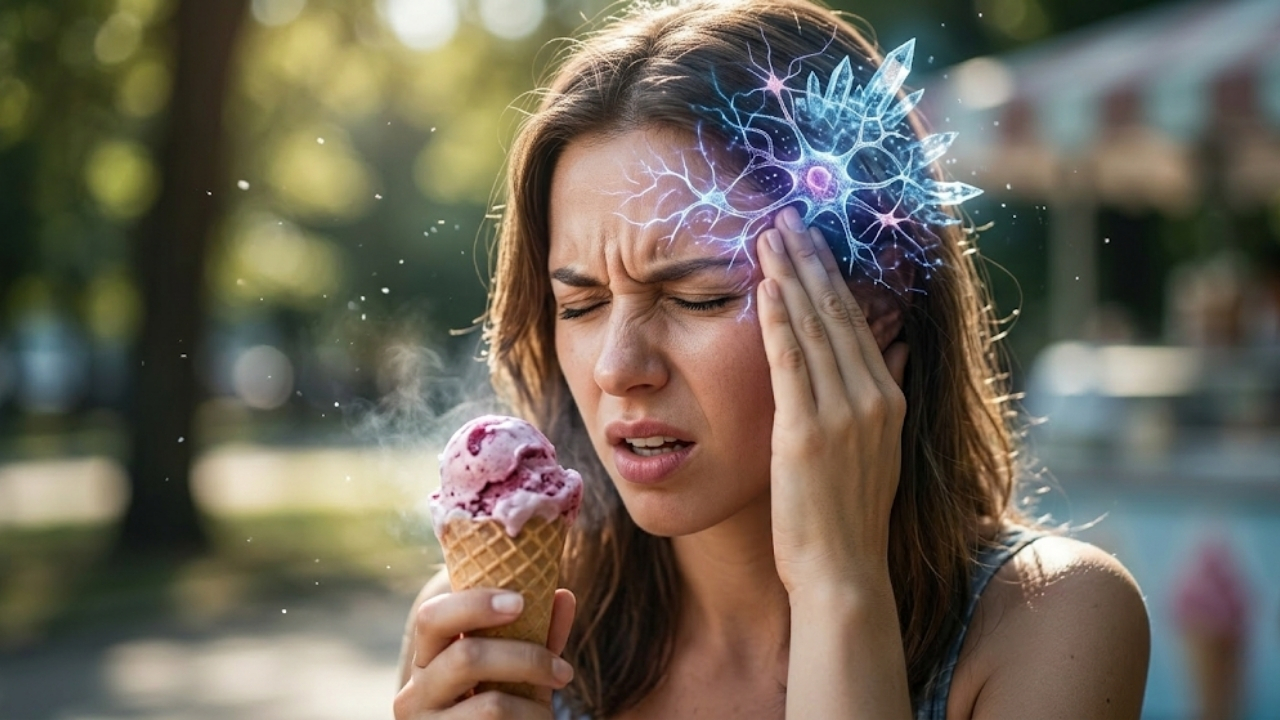 Entenda por que o gelado causa dor súbita e como seu sistema nervoso protege seu cérebro.