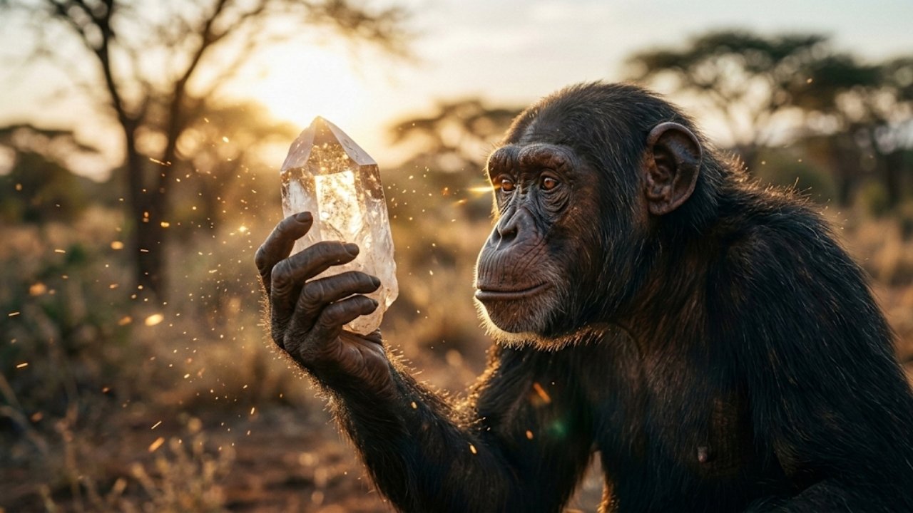 Descubra por que a beleza mineral atrai humanos e primatas há milhões de anos.