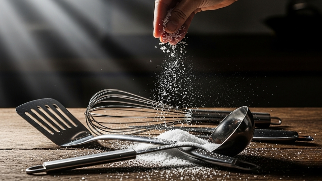 Recupere panelas queimadas de forma natural e econômica com o poder do sal.